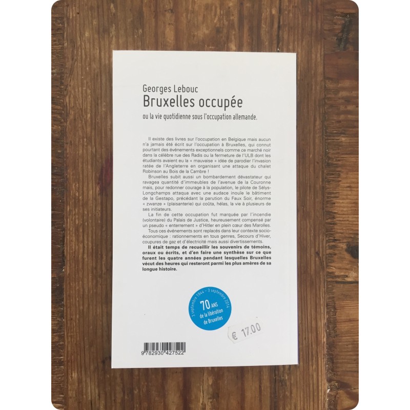 Bruxelles occupée Bruxelles occupée